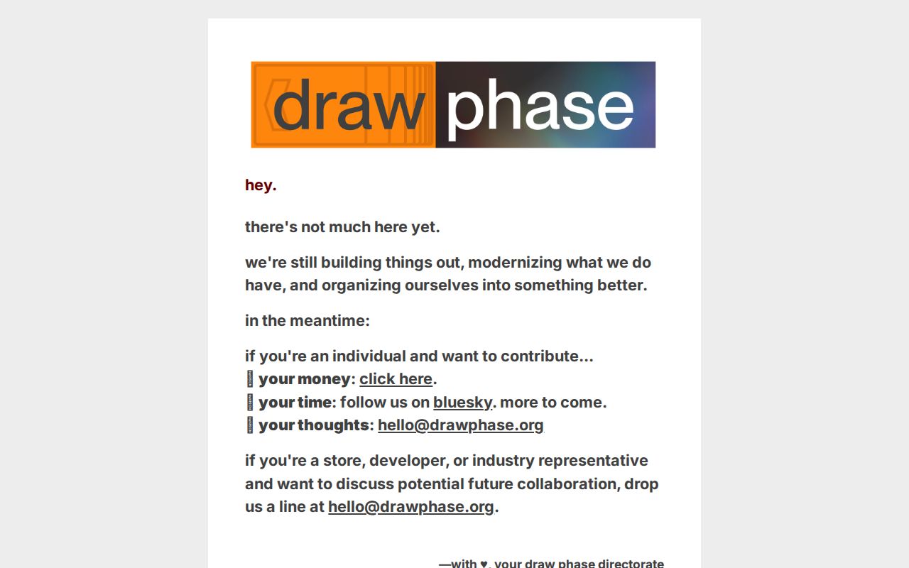 DRAW PHASE